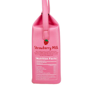 Strawberry Milk Carton Handbag