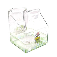 Load image into Gallery viewer, Keroppi Kawaii Glass Milk Carton Cup
