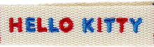 Load image into Gallery viewer, Hello Kitty Embroidered Tag Keychain
