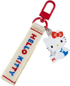 Hello Kitty Embroidered Tag Keychain
