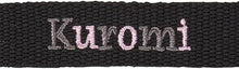 Load image into Gallery viewer, Kuromi Embroidered Tag Keychain
