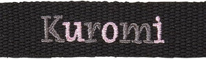Kuromi Embroidered Tag Keychain