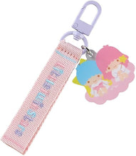 Load image into Gallery viewer, Little Twin Stars Embroidered Tag Keychain
