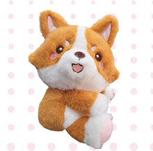 Load image into Gallery viewer, Happy Corgi Plush Crossbody Mini Purse
