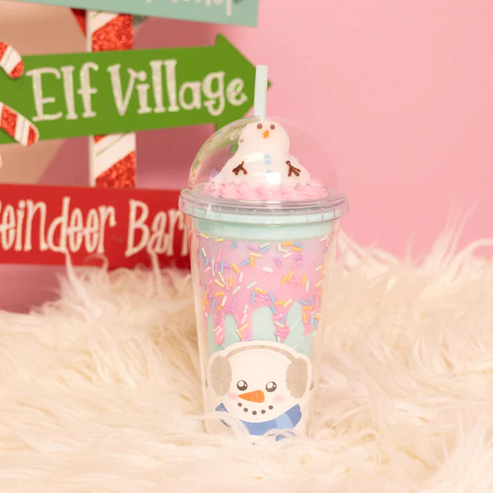 Melting Snowman Christmas Tumbler