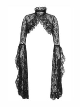 Load image into Gallery viewer, Black Lace Shrug Bolero

