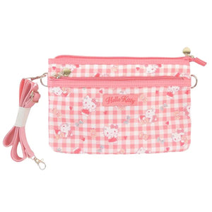 Hello Kitty Gingham Crossbody Purse