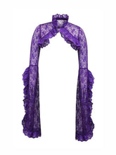 Load image into Gallery viewer, Amethyst Lace Shrug Bolero
