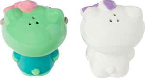 Hello Kitty Frankenstein and Mummy Salt and Pepper Shakers