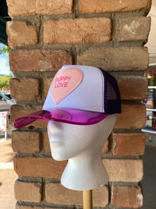 Puppy Love Candy Heart Trucker Hat