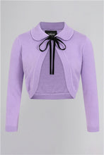 Load image into Gallery viewer, Lilac Andi Knitted Bolero Cardigan
