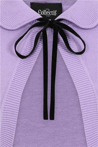 Lilac Andi Knitted Bolero Cardigan