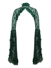 Load image into Gallery viewer, Emerald Lace Shrug Bolero
