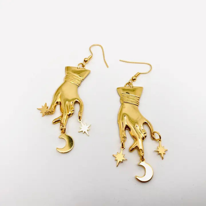 Celestial Hands Earrings