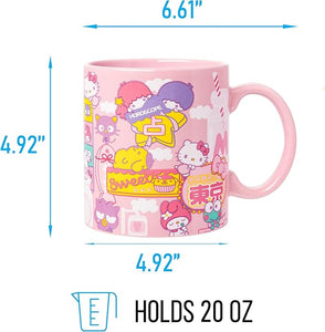 Hello Kitty Pink Kawaii Tokyo 20oz. Ceramic Mug