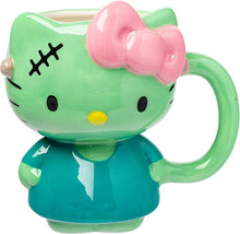 Load image into Gallery viewer, Hello Kitty Frankenstein Sculpted Mug
