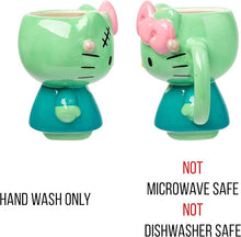 Load image into Gallery viewer, Hello Kitty Frankenstein Sculpted Mug
