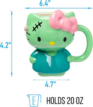 Load image into Gallery viewer, Hello Kitty Frankenstein Sculpted Mug
