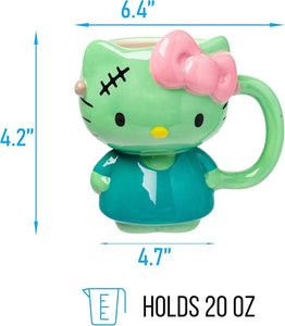 Hello Kitty Frankenstein Sculpted Mug