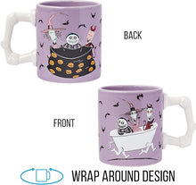 Load image into Gallery viewer, Nightmare Before Christmas Lock, Shock, and Barrel Sculpted Handle Mug
