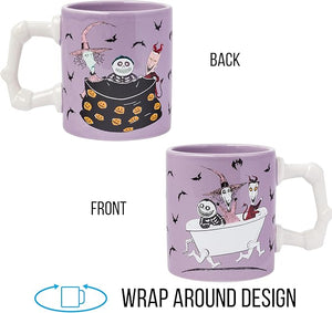 Nightmare Before Christmas Lock, Shock, and Barrel Sculpted Handle Mug