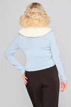 Load image into Gallery viewer, Fleur Faux Fur Cardigan
