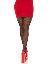 Load image into Gallery viewer, Cherry Polka Dot Tights
