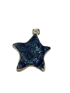 Druzy Star Sterling Silver Pendant