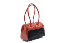 Load image into Gallery viewer, Coral Sparkle &amp; Black Atomic Spade Tote
