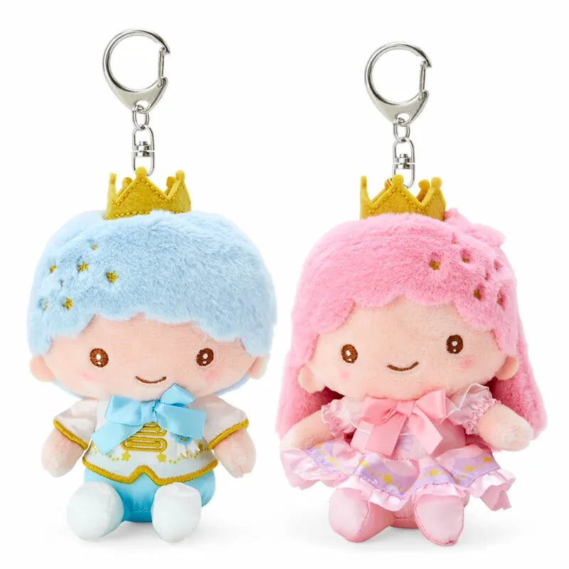 Little Twin Stars No. 1 Plush Mascot Keychain Set of 2 – Pink