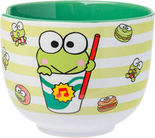 Load image into Gallery viewer, Keroppi Food Icons Ramen Bowl with Chopsticks
