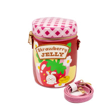 Load image into Gallery viewer, Strawberry Jelly Jar Purse
