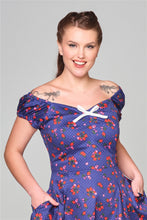 Load image into Gallery viewer, Dolores Mixed Berries Mini Dress
