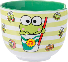 Load image into Gallery viewer, Keroppi Food Icons Ramen Bowl with Chopsticks
