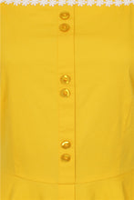 Load image into Gallery viewer, Morgana Yellow Swing Dress
