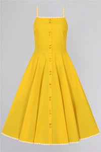 Morgana Yellow Swing Dress