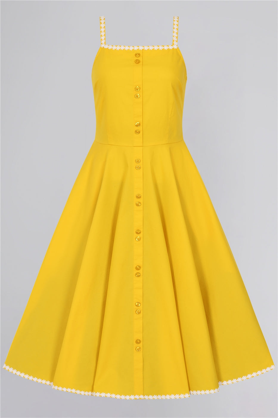 Morgana Yellow Swing Dress