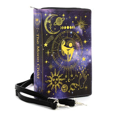 Load image into Gallery viewer, Moon Child Book Purse
