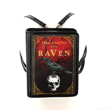 Load image into Gallery viewer, The Raven Poe Book Backpack
