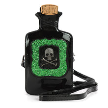 Load image into Gallery viewer, Poison Bottle Crossbones Purse
