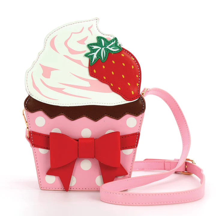 Strawberry Cupcake Crossbody Purse