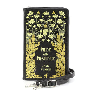 Pride and Prejudice Floral Book Purse