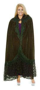 Olive Victorian Lace Cape