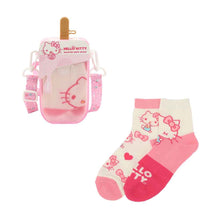 Load image into Gallery viewer, Hello Kitty Popsicle Water Bottle Crew Socks Set of 2
