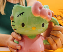 Load image into Gallery viewer, Hello Kitty Frankenstein Pink Dress Sculpted Mug
