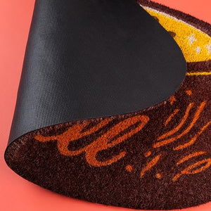 "Come In For A Spell" Cauldron Shaped Coir Door Mat