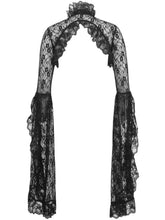 Load image into Gallery viewer, Black Lace Shrug Bolero
