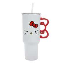 Load image into Gallery viewer, Hello Kitty Bow Handle Stainless Steel Tumbler

