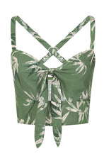 Load image into Gallery viewer, Green Aurora Bamboo Crop Top
