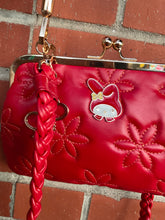 Load image into Gallery viewer, My Melody Quilted Kisslock 2-Way Shoulder Purse
